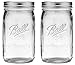 Ball Ball 2 Mason Jar Wide Mouth 32 oz. (Quart) with Lid and Band - Clear  - Image 2