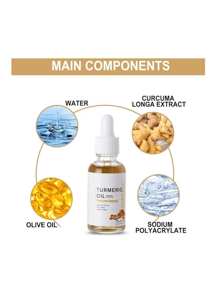 EELHOE Turmeric Oil-Dark Spot And Anti-Aging Turmeric Repair Face Serum - Image 4