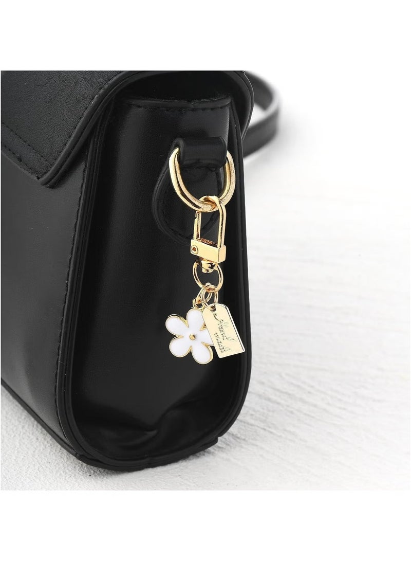 Ailily 3Pcs Cute Flower Keychains for Women & Girls - Aesthetic Bag Charms, Mini Backpack and Purse Accessories, Gifts - Image 4