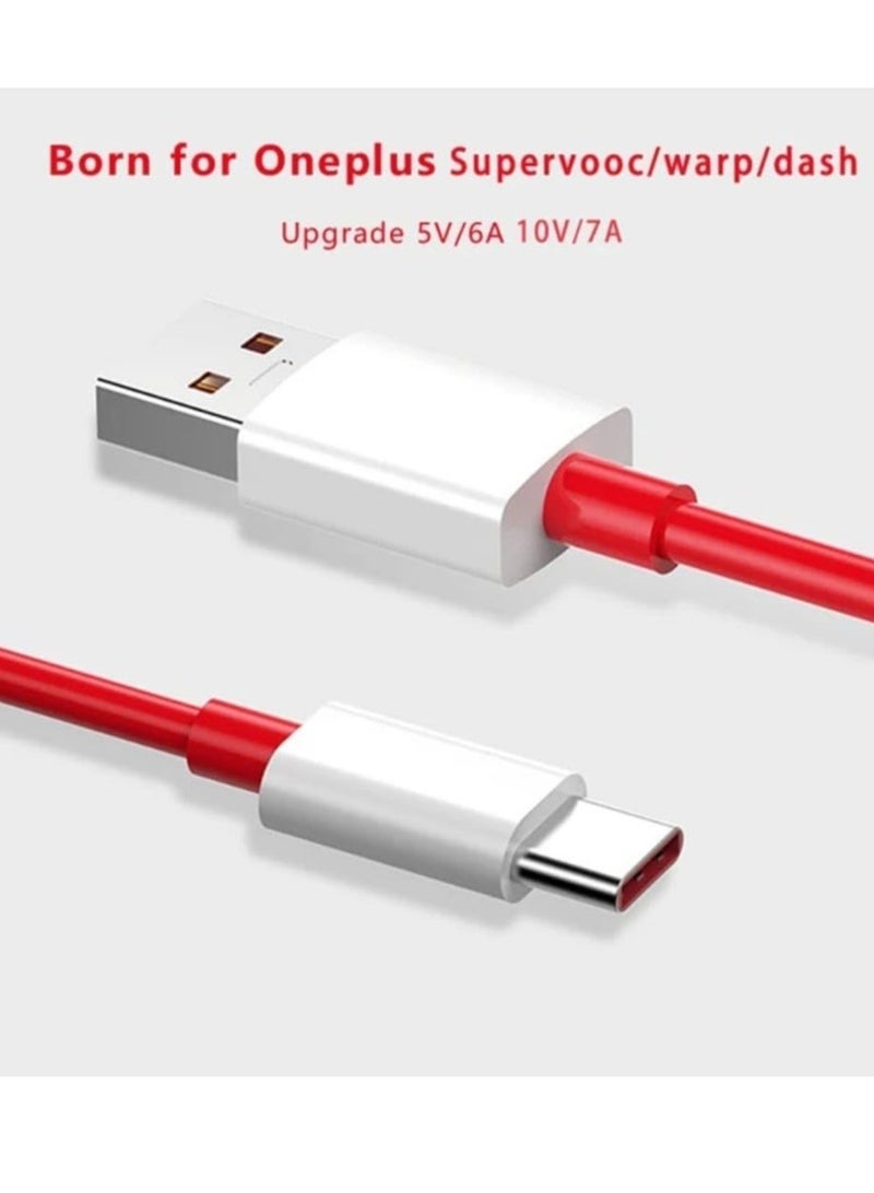 ELTRAZONE "High-Speed USB Type-C Cable – Compatible with OnePlus 11, 10 Pro, 9 Series, and More (Vibrant Red)" - Image 3
