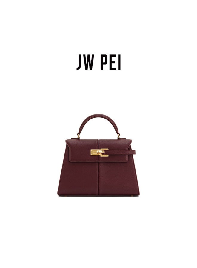 JW PEI Trapezoidal Bag - Elise Small Size Kelly Bag Shoulder Sling Bag for Outings and Work Daily Carry-on Bag Small Carry-on Bag - Image 1