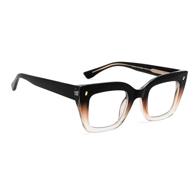 PERKEY Store PERKEY Bold Collection | Blu Cut & Antiglare Computer Eyeglasses | Full Rim Square Shape | For Women | Small | OPTL0016 - Image 1