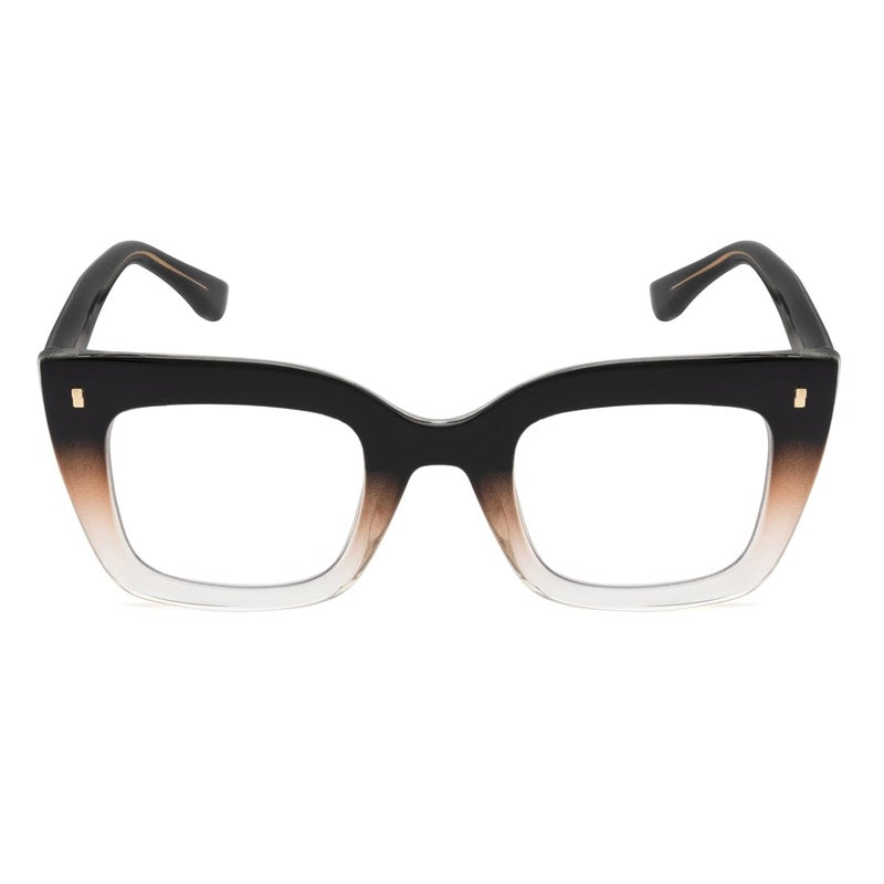 PERKEY Store PERKEY Bold Collection | Blu Cut & Antiglare Computer Eyeglasses | Full Rim Square Shape | For Women | Small | OPTL0016 - Image 2