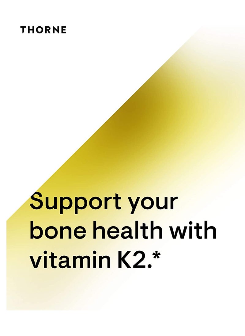 Thorne - Vitamin K2 Liquid Dietary Supplement - 1 Fl Oz (30 ML) - Image 1