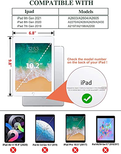 Vimorco iPad 10.2 Case 2019/2020/2021, iPad 7th/8th/9th Generation Case, Premium Protective Smart Case Auto Sleep/Wake Multi-Angle Folio Stand Cover, Cute Cats - Image 2
