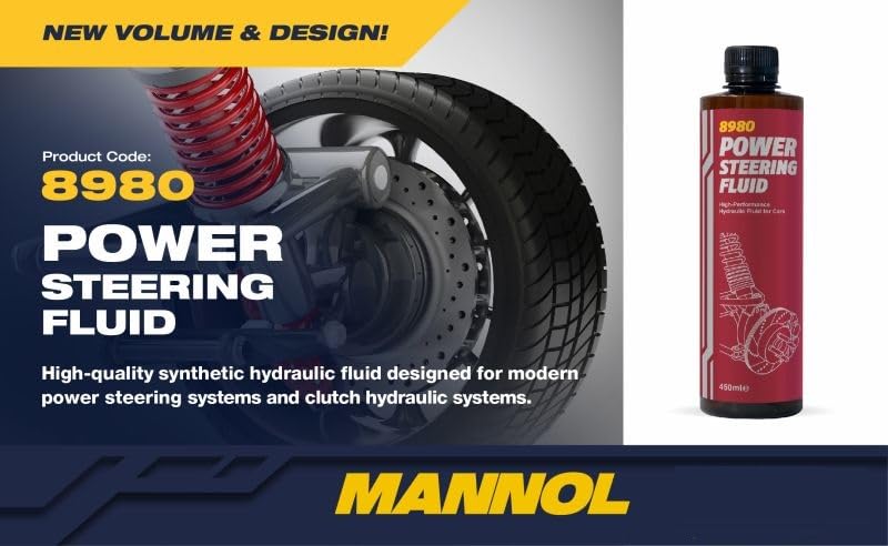 Mannol 8980 Power Steering Fluid - 450 ml - Image 3