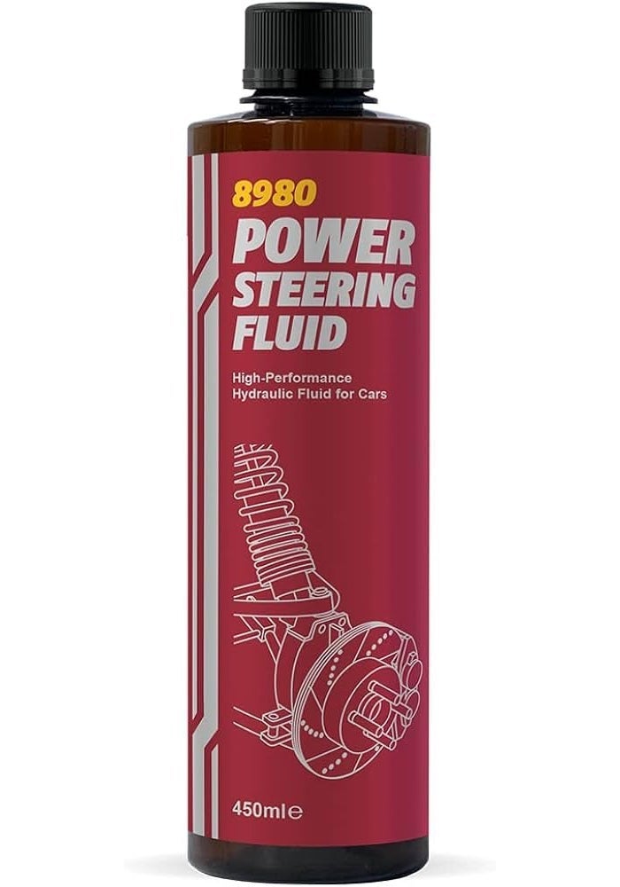 Mannol 8980 Power Steering Fluid - 450 ml - Image 1