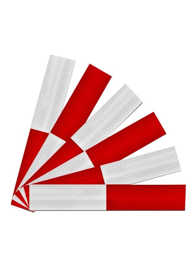 NIBEMINENT 6-Piece Car Reflective Film Warning Stickers - Image 1