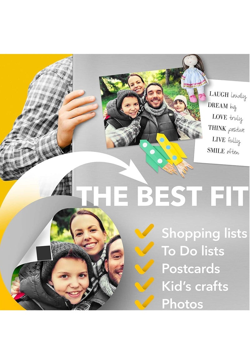 50 Pieces Magnetic Squares Square Magnets with 3M Strong Self Adhesive Backing Tape Perfect for DIY Art Projects Whiteboards and Fridge Magnet Square Tape 20mm x 20mm - Image 5