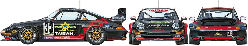 Tamiya طقم نموذج تاميا 24175 1/24 تايسان ستار كارد بورش 911 GT2 - Image 4