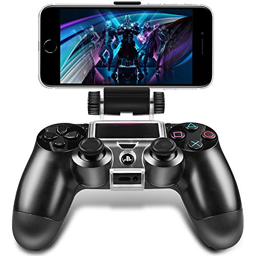 ADZ PS4 Controller Phone Mount - Smart Clip for Dualshock 4 Controller Compatible with iPhone, Android and PS4 Remote Play - Image 4