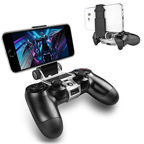 ADZ PS4 Controller Phone Mount - Smart Clip for Dualshock 4 Controller Compatible with iPhone, Android and PS4 Remote Play - Image 2