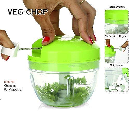 Ankur Plastic Smart Chopper/Vegetable Cutter and Food Processor, Green - Image 5