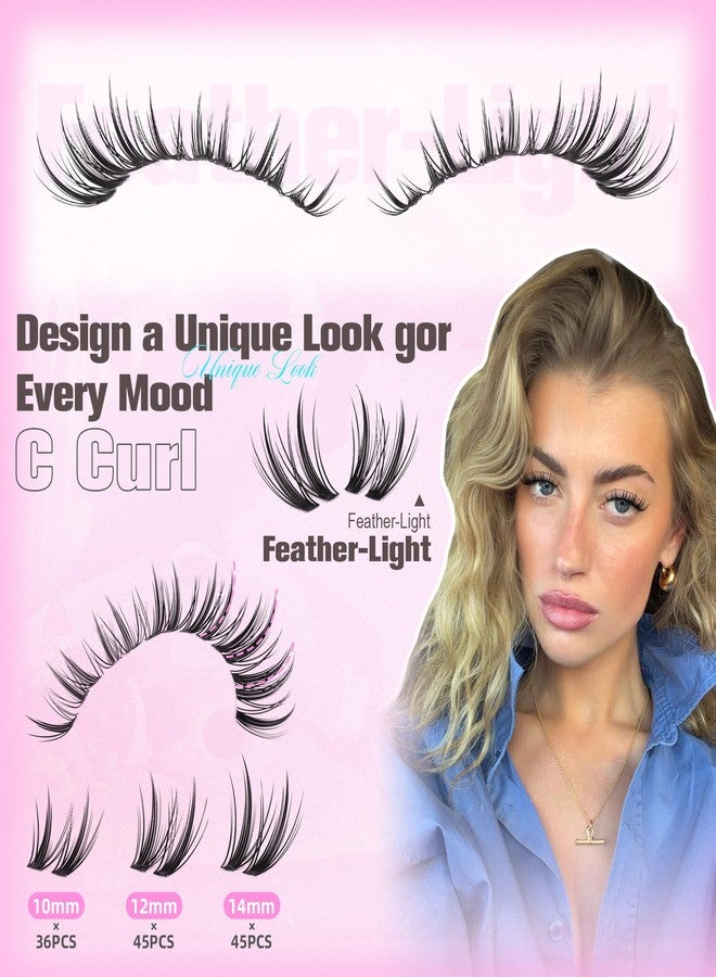 Boahankuke Manga Lash Clusters Natural Bunny Eyelash Clusters Wispy Cluster Eyelash Extensions 10-14MM Anime Individual Lashes C Curl Pestañas Postizas Naturales Fairy Lash Extension by Boahankuke - Image 4