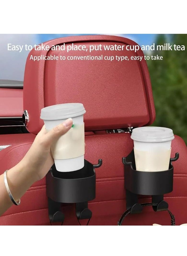 Oasisgalore Multifunctional Hook for Car Seat Back 2 in 1 Car Seat Headrest Hook Car Back Hanging Mount Cup Storage  - Image 4