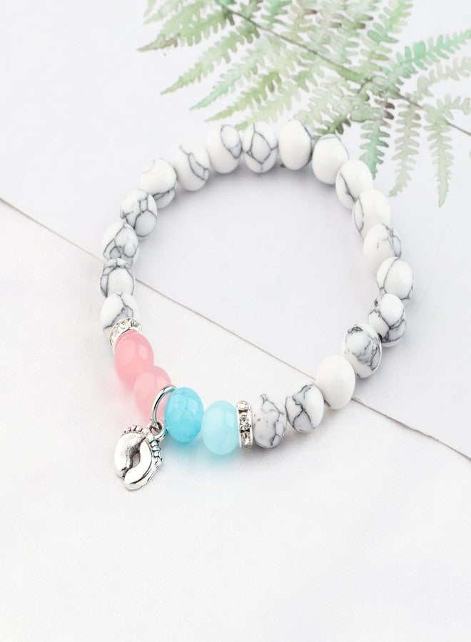 MYOSPARK Mom To Be Gift New Mom Gift New Mommy Bracelet Jewelry First Time Mom Gift Pregnancy Gifts for Expecting Mother (strongest woman BR) - Image 4