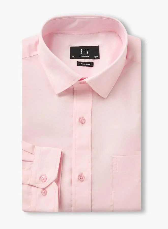 Splash FAV Men Regular Fit Collared Long Sleeves Shirt - Set of 2