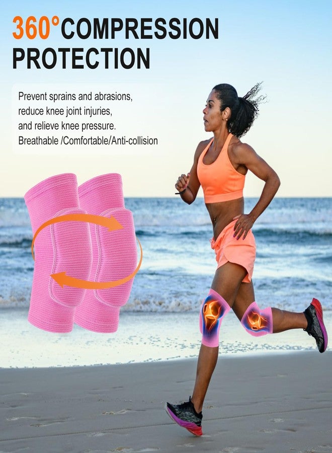 HISFFOG volleyball knee pads for Girls, Youth, Kids, Women, Men, Protective Knee pads for Volleyball Basketball Football Dance Yoga Tennis Running Cycling Workout Wrestling Climbing - Image 4
