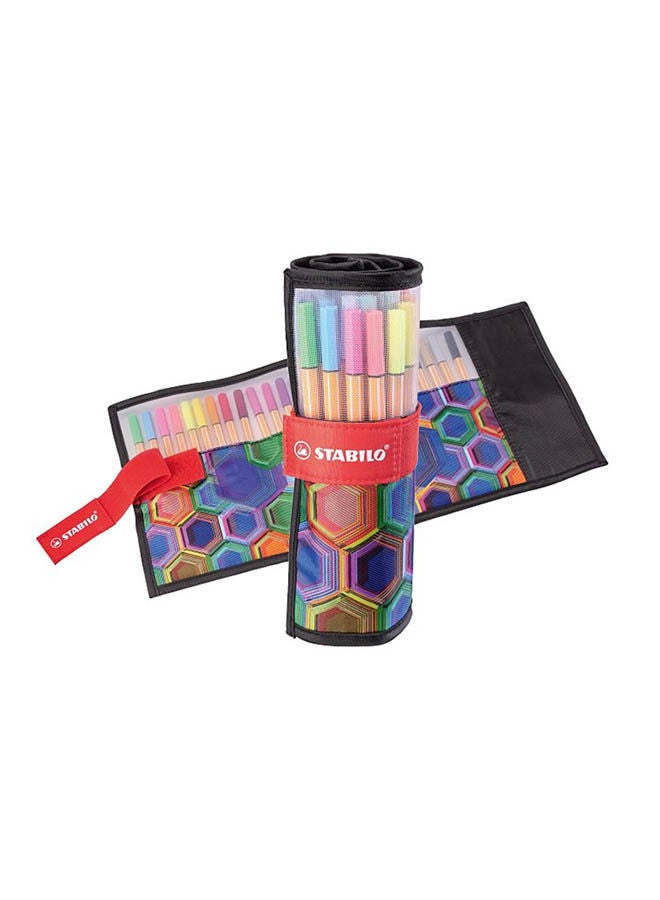STABILO Felt-Tip Pen - Rollerball Set With 25 Pieces Multicolour