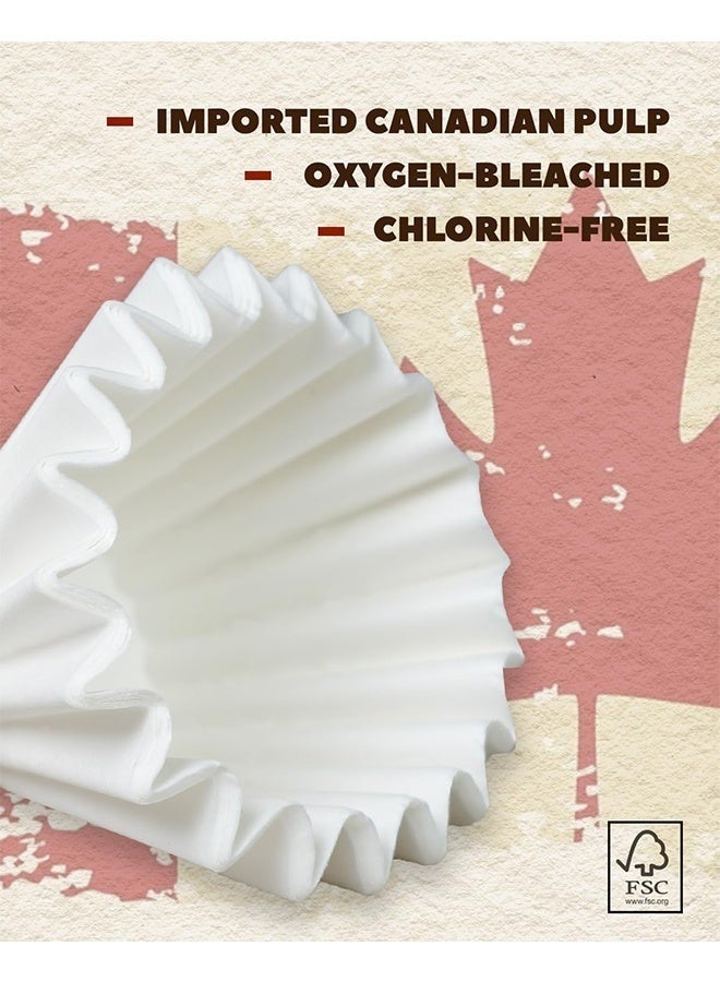 100 قطعة 4.5x5.5 سم فلتر قهوة ورقي على شكل وعاء فلتر قهوة بالتنقيط حجم صغير قابل للتصرف أبيض غير مبيض سلة بديلة فلاتر قهوة ورقية للاستخدام المنزلي والتجاري صانعات القهوة بالتنقيط - Image 3