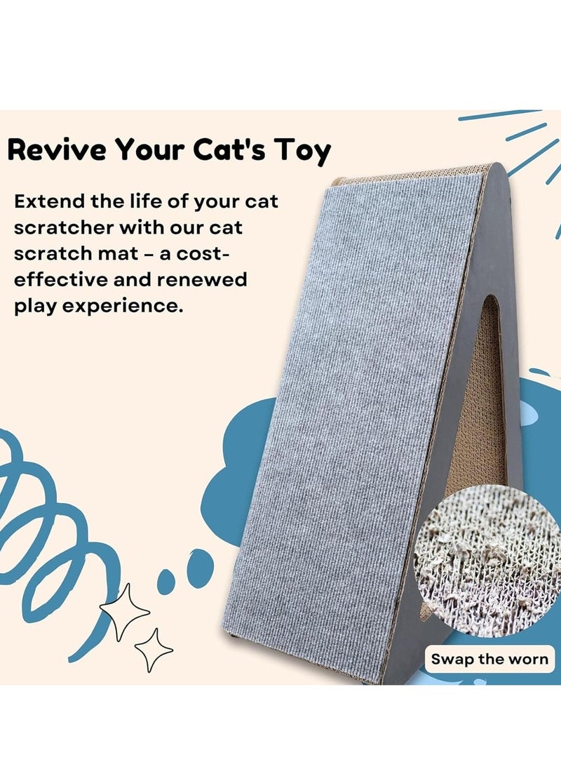 1pc Cat Scratching Mat, Cat Scratching Board, DIY Climbing Cat Scratcher, Cat Scratching Mat Self-Adhesive for Furniture Protector, Wall, Couch (Gray, 30 * 100cm)