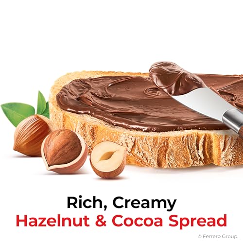 Nutella Hazelnut Spread with Cocoa for Breakfast, Bulk 120 Pack Mini Cups, 0.52 oz Each, Holiday Baking and Desserts - Image 4