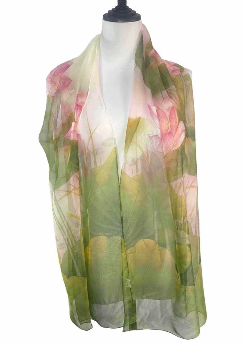 Acotavie Scarfs for Women Lightweight Print Floral Pattern Scarf Fashion Scarves Sunscreen Wraps Shawls (U&62) - Image 2