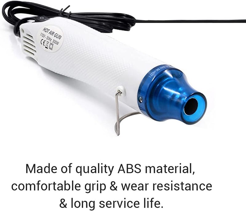 Eacam Hot Air Machine, 300W Hot Air Machine, Portable Hot Air Gun, Heating and Shaping Tool for Soft Clay Relief Powder Heat Shrinkable Sheet 220V EU Plug - Image 2