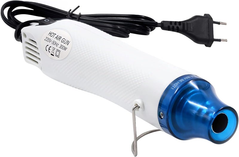 Eacam Hot Air Machine, 300W Hot Air Machine, Portable Hot Air Gun, Heating and Shaping Tool for Soft Clay Relief Powder Heat Shrinkable Sheet 220V EU Plug - Image 1