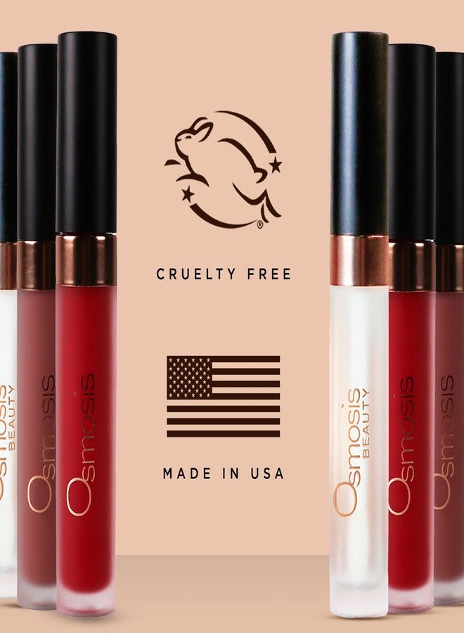 Osmosis Superfood Lip Oil, Nourishing Tinted Lip Gloss, Deep Hydration Lip Plumper Peptides for Fuller Lips, Clear, 0.12 Oz - Image 4