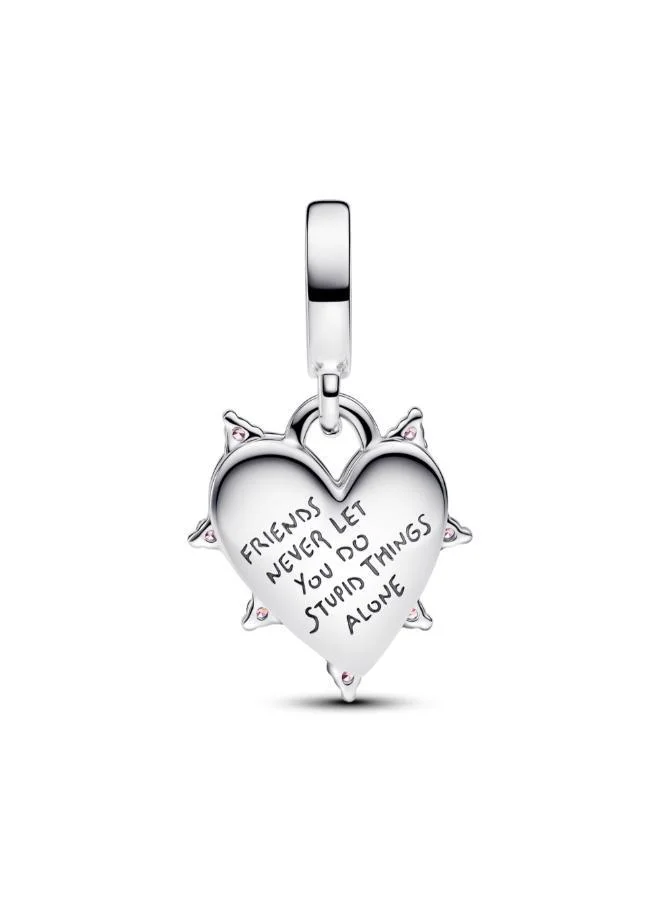 PANDORA Friendship Opalescent Double Dangle Charm