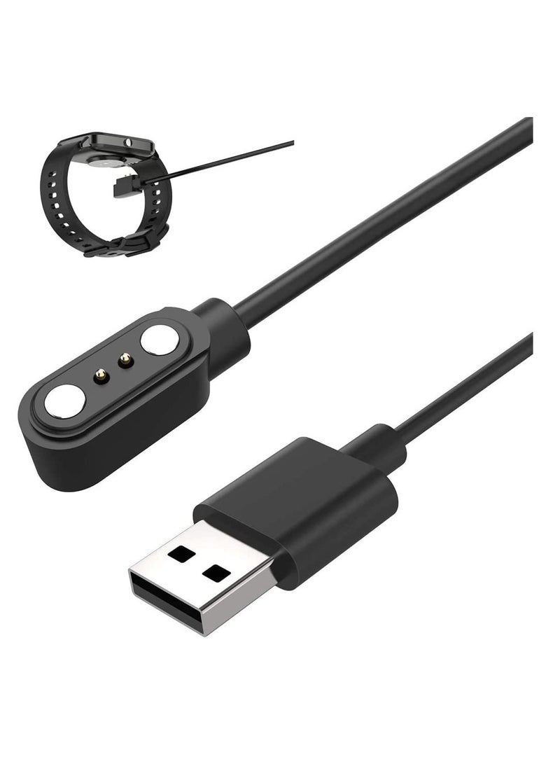 3.3FT Smart Watch Charger Magnetic, USB Charging Cable for YAMAY VeryFitPro SW023 ID205L SW021 ID205U ID205S SW025 Uwatch 3 3S 2 2S - Image 1