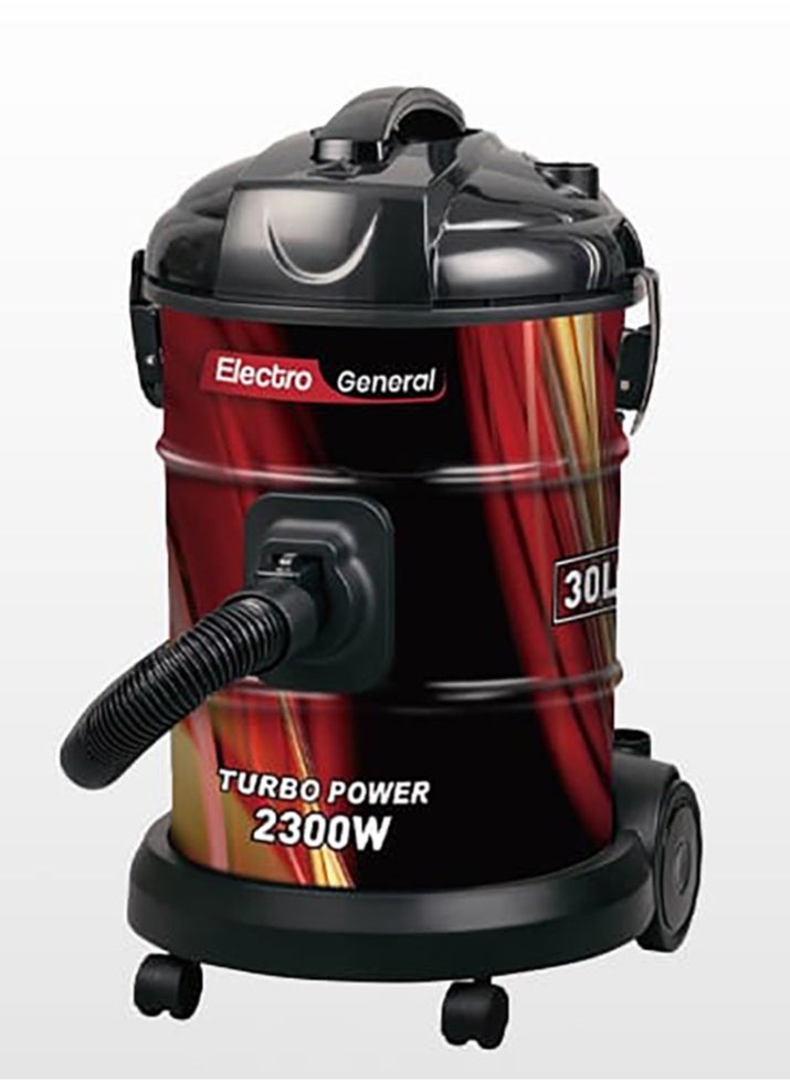 Electro General Drum Vacuum Cleaner 2300W, 30L - VCD-225R, 220-240V, Adjustable Suction, Low Noise, Multi-Filtration, Air Blowing, 5m Cord, Accessories Included - pzsku/Z4E9273699A2E832BD998Z/45/_/1740691204/f152fc7a-fbf1-4c65-8875-0dabf28feb02