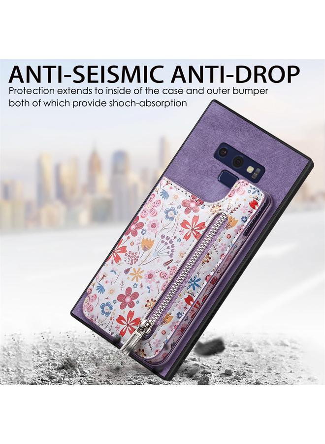 اس-توب جراب خلفي بسحاب مطلي بتصميم كلاسيكي لهاتف Samsung Galaxy Note9 - Image 2