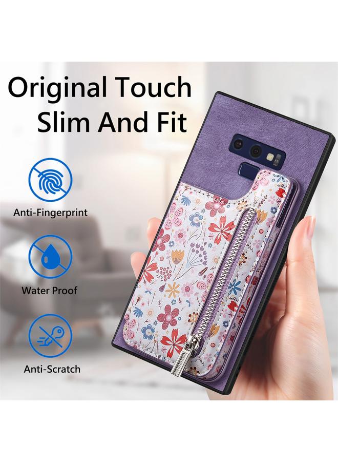 اس-توب جراب خلفي بسحاب مطلي بتصميم كلاسيكي لهاتف Samsung Galaxy Note9 - Image 5