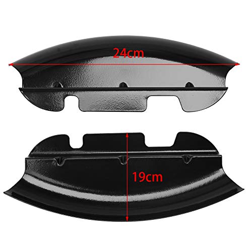 AQIMY Black Lower Triple Tree Wind Deflector for Harley Touring Electra Glide Street Glide 2014-2023 2022 2021 - Image 2