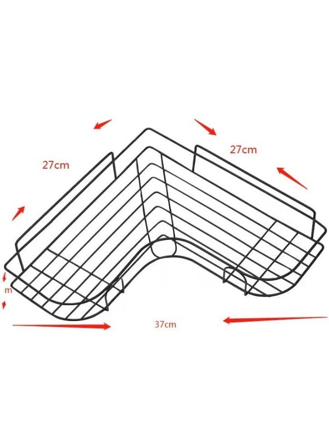 2Pcs Corner Shower Shelves