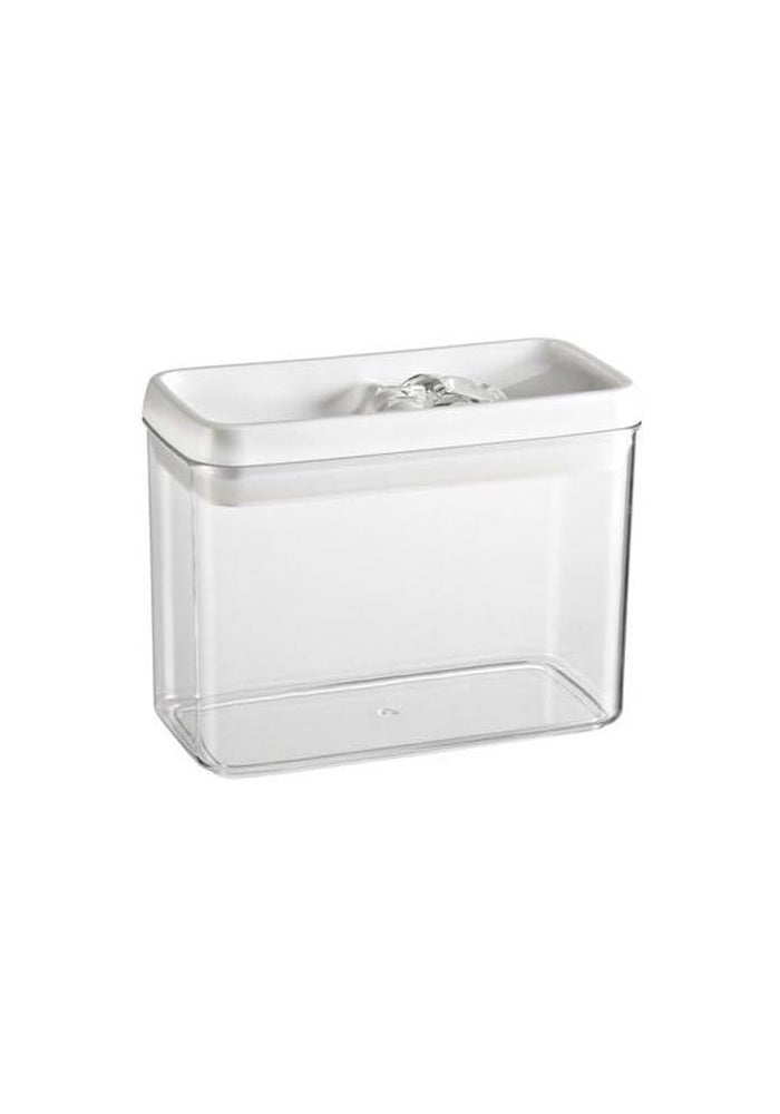 Felli Flip Tite Acrylic Food Storage Rectangular Canister, 61 oz - Airtight and Stackable - Image 3