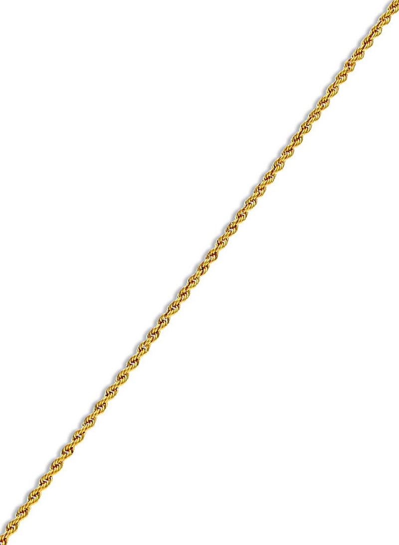 FK Jewellers Gold Rope Bracelet 21KT - FKJBRL21KU6003 - Image 2