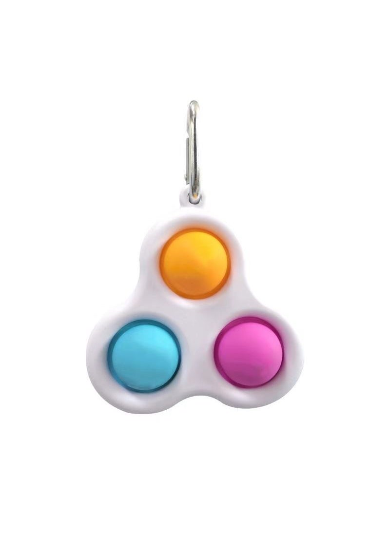 Finger Bubble Fidget Mouse Pioneer Keychain ToyThree finger key chain (color random amount can be specified) Three finger key chain (color random amount can be specified)