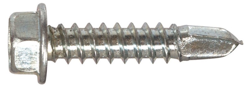 Hillman The Hillman Group 47206 818 x 34Inch Hex Washer Head Self Drilling Screw