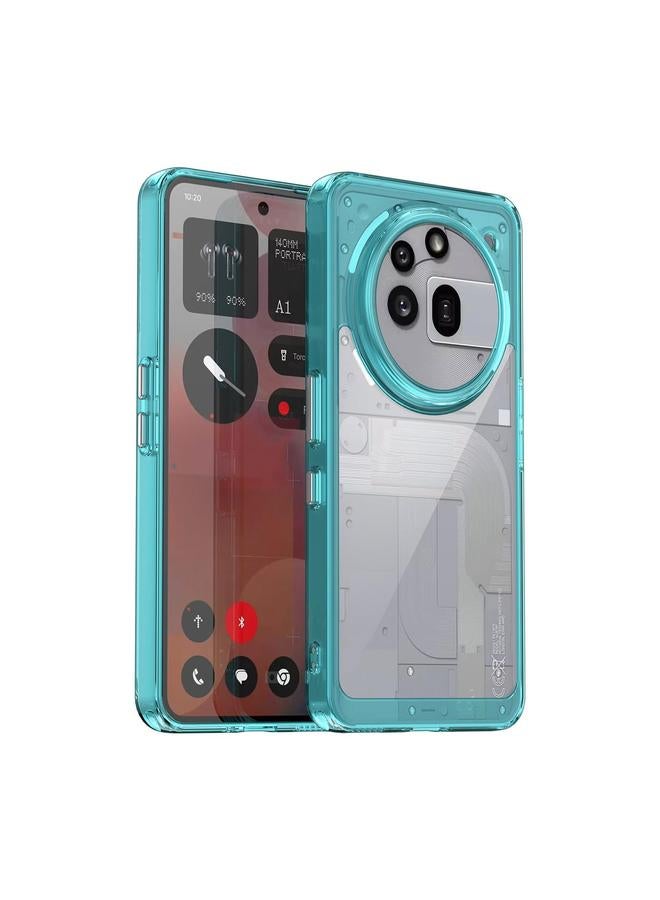 erorex Case For Nothing Phone 3a Pro Colorful Series Acrylic Hybrid TPU Phone Case - Image 1