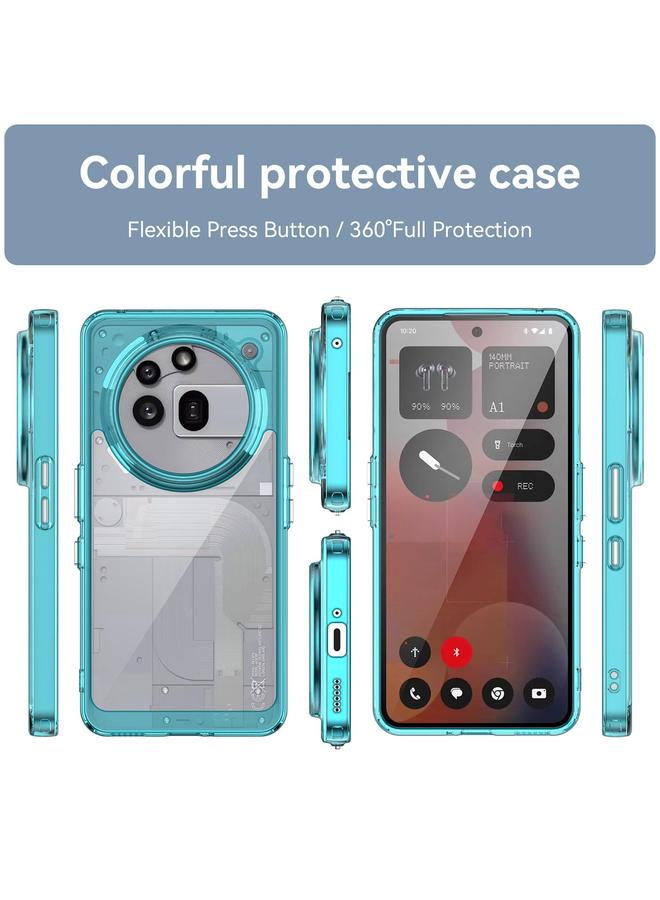 erorex Case For Nothing Phone 3a Pro Colorful Series Acrylic Hybrid TPU Phone Case - Image 2