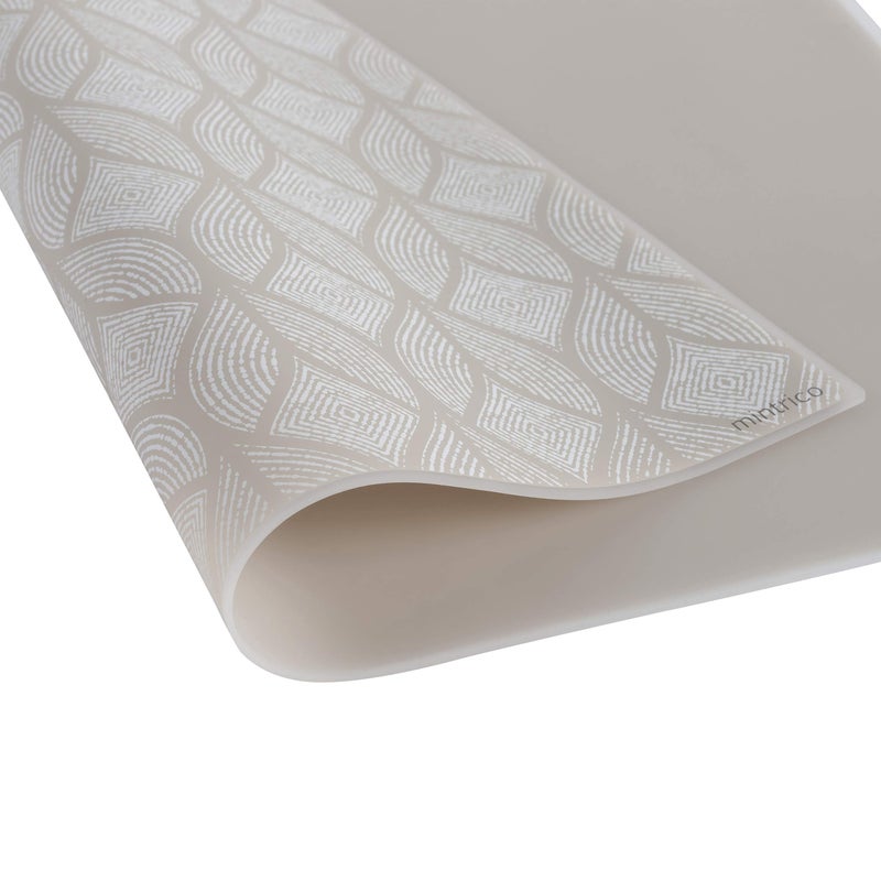 Mintrico placemat for Dining Table Set of 2 Silicone Heat Resistant Non Slip (2, Leaf) â€¦ - Image 3