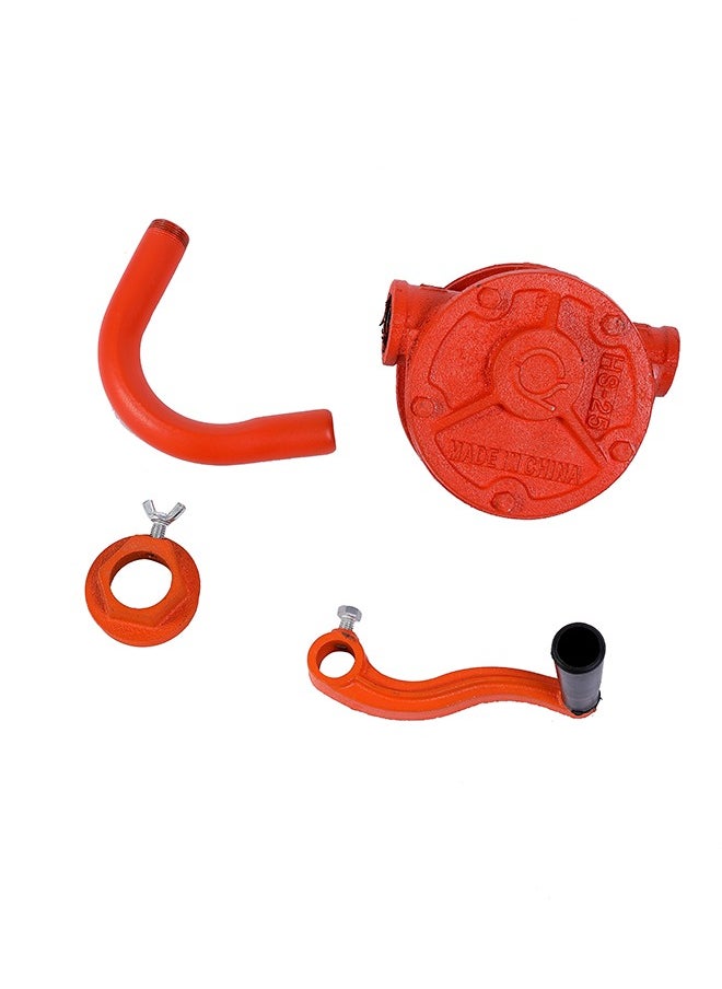 LAWAZIM Orange Hand Rotary Drum Barrel Pump - 4Kg  - Image 5