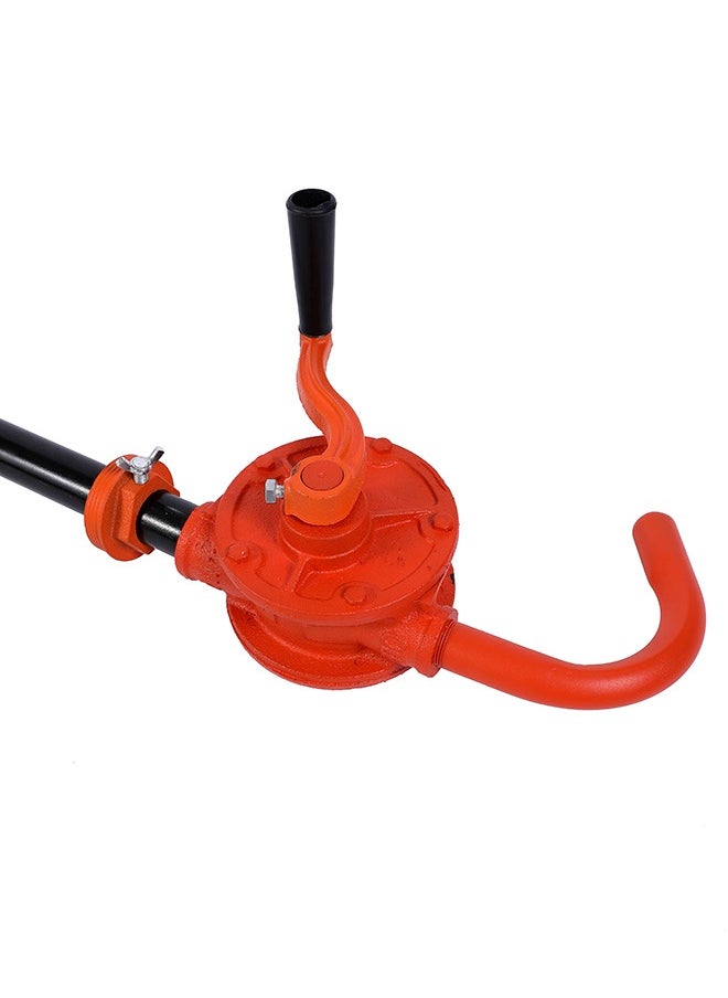 LAWAZIM Orange Hand Rotary Drum Barrel Pump - 4Kg  - Image 4