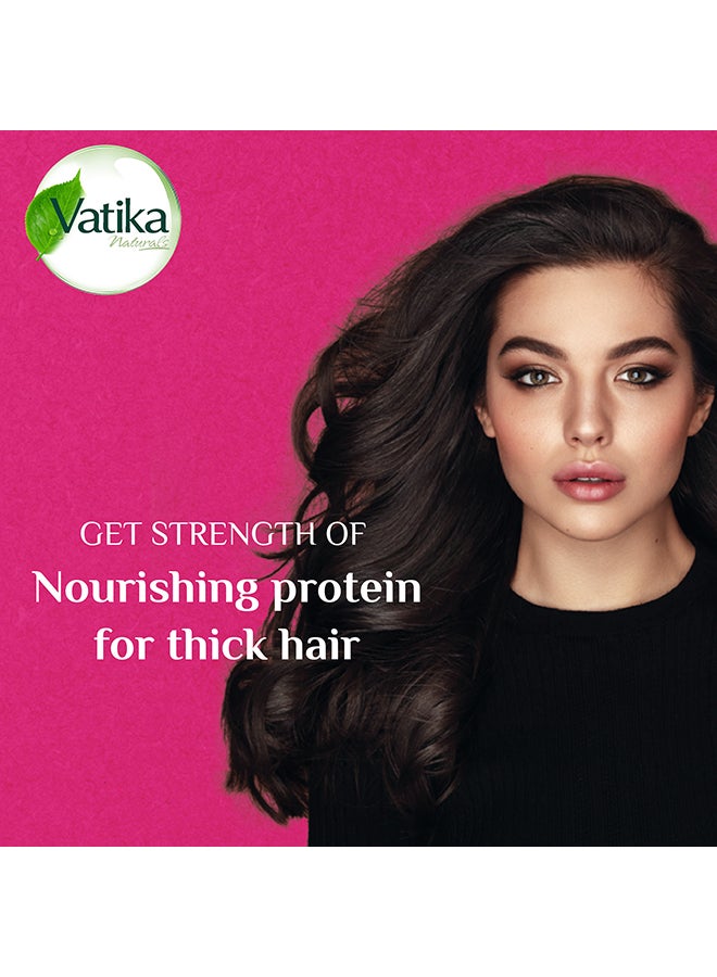 Vatika Naturals Egg Nourishing Protein Shampoo Pack of 2 x 400ml | Moisture Soft Hair | For Thin and Limp Hair - Image 2