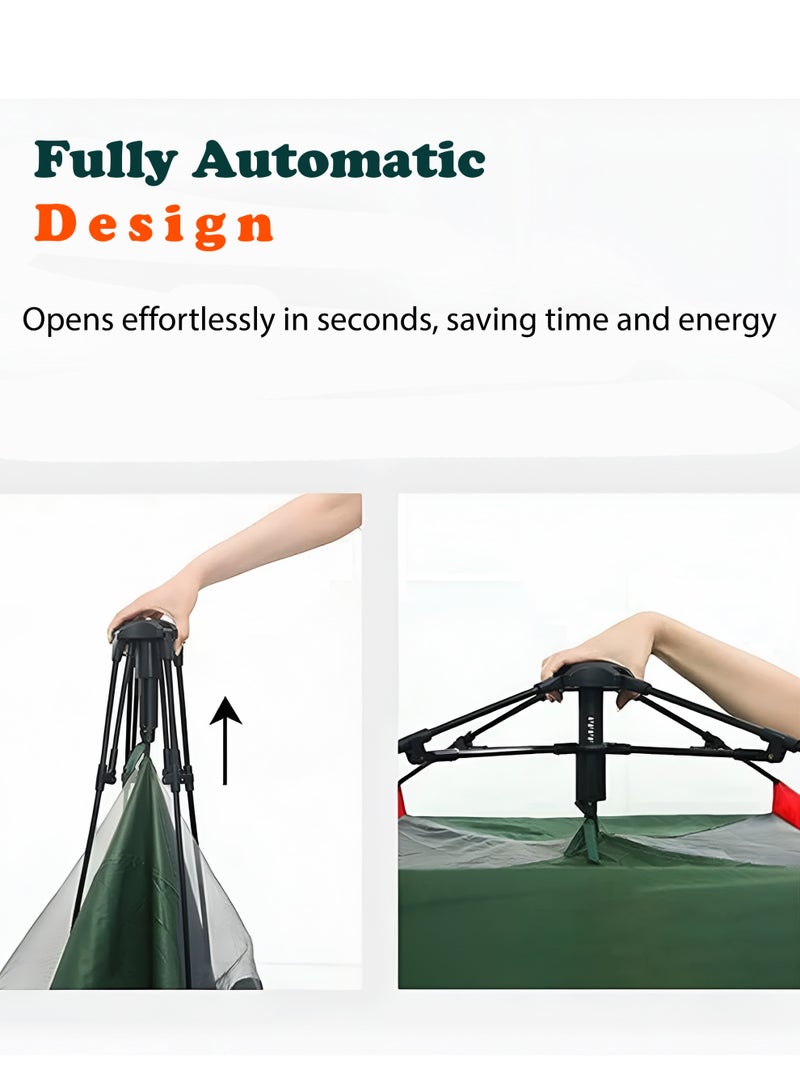 73Hours Automatic Pop-Up Camping Tent | 6-8 Persons | Waterproof, Ventilated, Easy Setup | 240×240×144 cm - Image 5