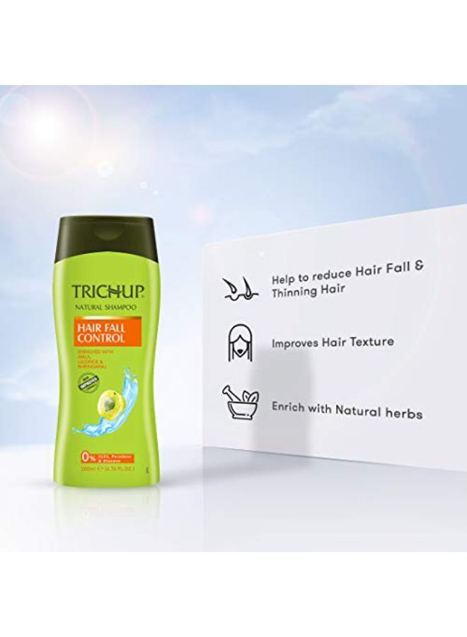 TRICHUP Hair Fall Control Herbal Hair Shampoo (200 Ml X 4) (Pack Of 4) - Image 4