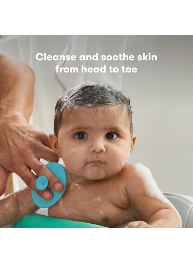 إيروريكس فرشاة استحمام 3 في 1 من فريدا بيبي ديرما سوذ للعناية ببشرة الطفل الجافة وقشرة الرأس من السيليكون الناعم من الرأس إلى أخمص القدمين - Image 2